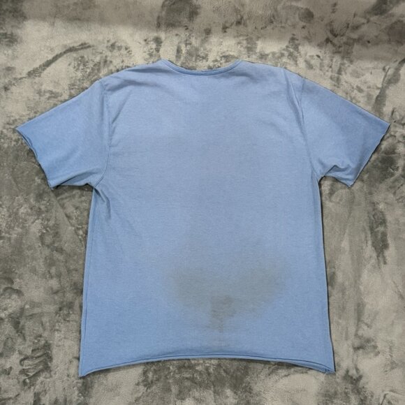 Carhartt Mens Pocket Tee Light Blue Size L Loose Fit Short Sleeve Shirt - Picture 2 of 2